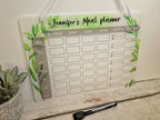 Personalised Diet Weekly Meal Plan White Board - Dieting - Healthy eating - Slim - Tracker - Weight - Gym - Gift - Shopping list - Food shop