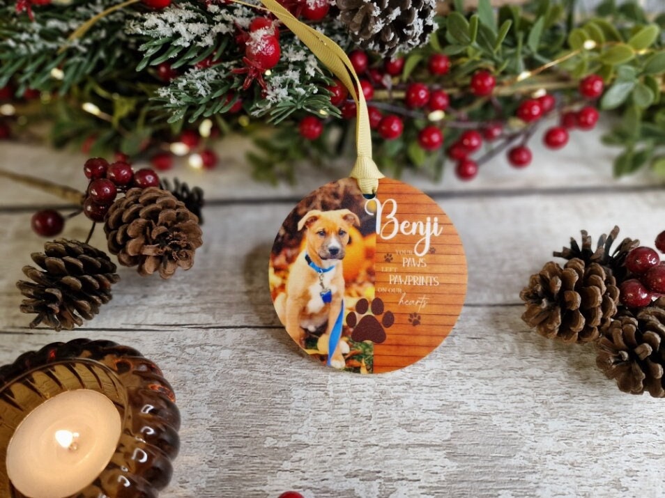 Personalised Pet Dog Cat Memorial bauble - Decoration - Stocking filler - Anniversary - Gift - Present - Rainbow bridge - keepsake - memory