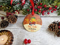 Personalised first Christmas bauble - Decoration - Stocking filler - Anniversary - Gift - Present - - keepsake - memory - Car - Baby