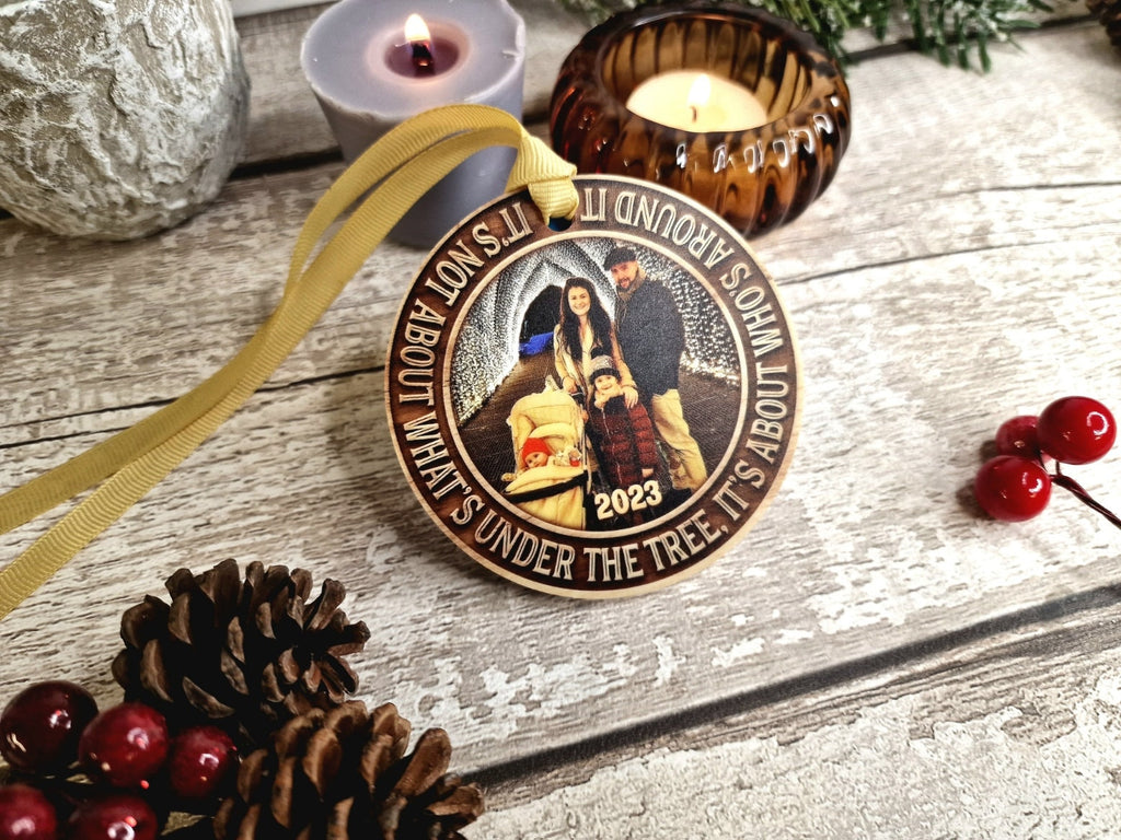 Personalised Photo Memory bauble - Decoration - Stocking filler - Anniversary - Gift - Present - Family - keepsake - memory - Secret Santa