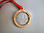 Personalised Christmas family name bauble - Beautiful xmas decoration - santa - decor - father christmas - st nick - present - secret santa