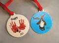 Children's drawing or painting onto a bauble - keepsa - Christmas tree decoration - Secret Santa - Gift - Decor - kids - school - Present