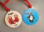 Children's drawing or painting onto a bauble - keepsa - Christmas tree decoration - Secret Santa - Gift - Decor - kids - school - Present