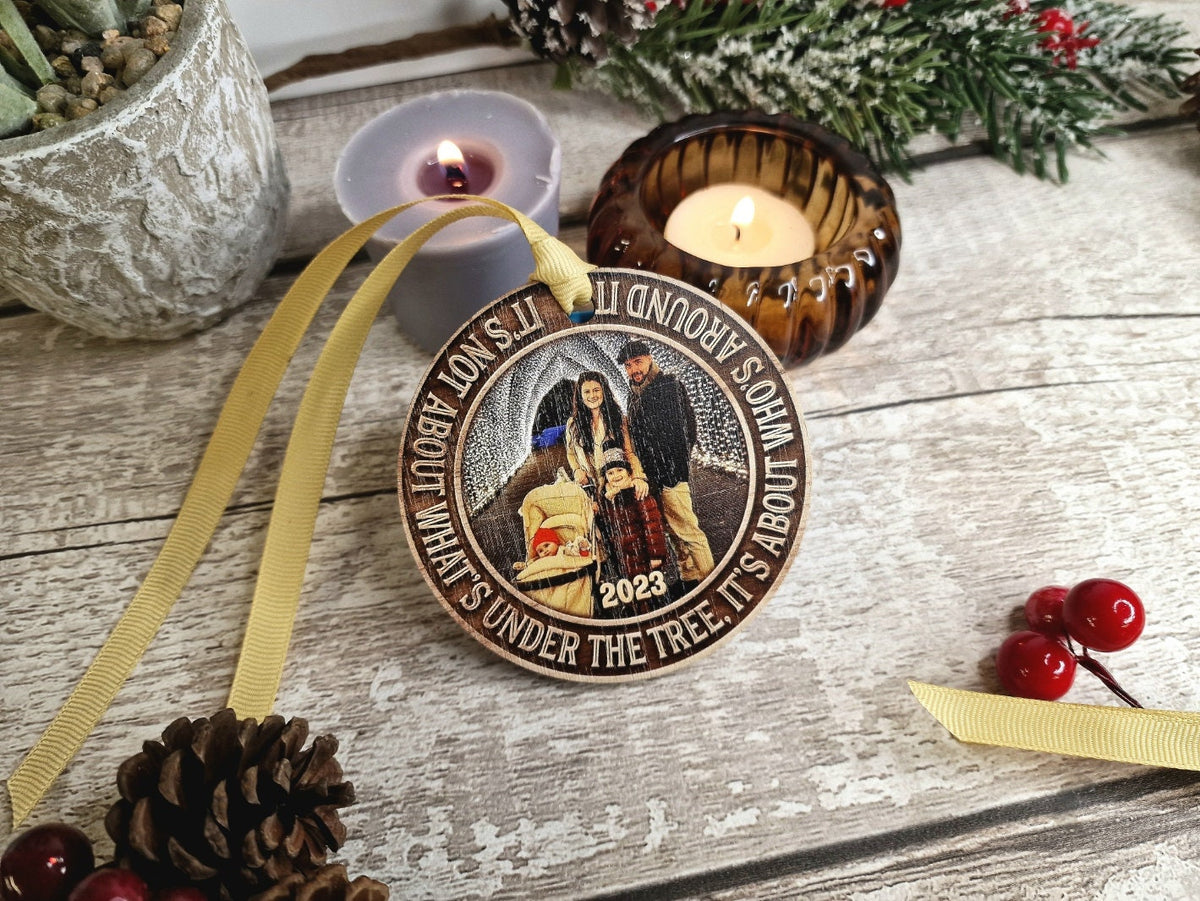 Personalised Photo Memory bauble - Decoration - Stocking filler - Anniversary - Gift - Present - Family - keepsake - memory - Secret Santa