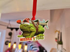 Missile Toad hanging Christmas ornament - Mistletoe - Bauble - Funny - Novelty - secret santa gift - Xmas tree - Stocking filler, Decoration
