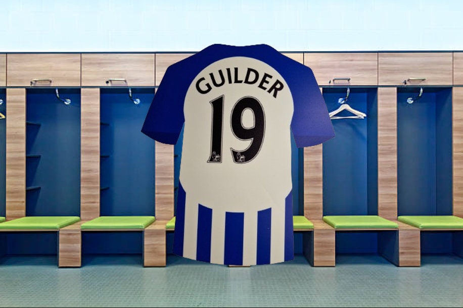 Personalised Football Shirt - 20 Teams to choose from - Bedroom decor - Soccer - Door sign - Wall name - Decoration - Mural - Boy - Girl