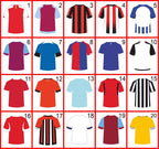Personalised Football Shirt - 20 Teams to choose from - Bedroom decor - Soccer - Door sign - Wall name - Decoration - Mural - Boy - Girl