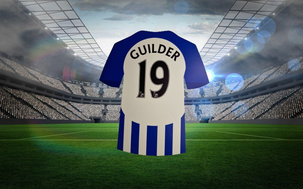 Personalised Football Shirt - 20 Teams to choose from - Bedroom decor - Soccer - Door sign - Wall name - Decoration - Mural - Boy - Girl