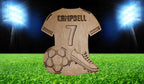 Personalised Football Shirt - Bedroom decor - Soccer - Door sign - Wall name - Decoration - Mural - Boy - Girl - Personalised gift