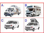 Personalised Motorhome Campsite Pitch Reserved Sign - Camper Van - Stake - Camping - Family - Pitch Saver - Colour print - All weather