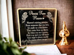 Pennies from Heaven Bank - Wooden Piggy Bank - Memorial - Bereavement - Sympathy - Remembrance - Angel - Gift - Present - Keepsake -