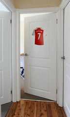 Personalised Football Shirt - 20 Teams to choose from - Bedroom decor - Soccer - Door sign - Wall name - Decoration - Mural - Boy - Girl
