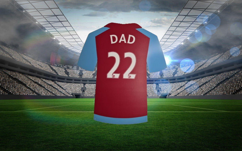 Personalised Football Shirt - 20 Teams to choose from - Bedroom decor - Soccer - Door sign - Wall name - Decoration - Mural - Boy - Girl