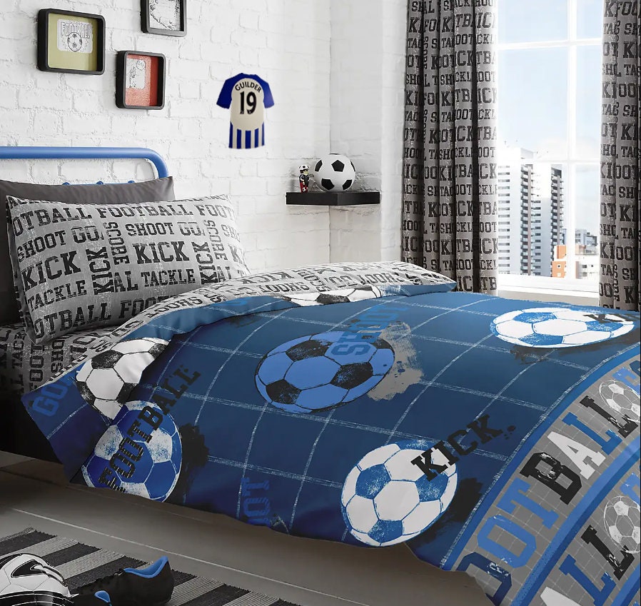 Personalised Football Shirt - 20 Teams to choose from - Bedroom decor - Soccer - Door sign - Wall name - Decoration - Mural - Boy - Girl