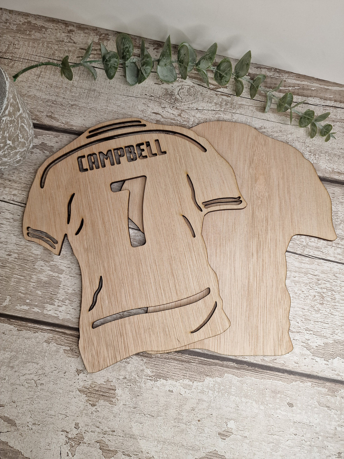 Personalised Football Shirt - Bedroom decor - Soccer - Door sign - Wall name - Decoration - Mural - Boy - Girl - Personalised gift
