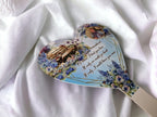 Personalised Heart Grave Marker - Temporary headstone, outdoor, remembering your loved ones - Angel - Xmas - Gift - Grave Decor - Funeral