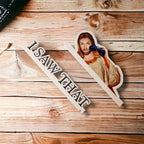 I saw that Jesus door frame trim corner decoration - High quality UV Print - Choice of 2 designs - Door hanger - Trim - Topper - Sign Funny
