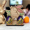 Personalised Easter Bunny egg Stand Great easter gift Funny, Kids, Child, stand, valentines day, birthday present, bunny - egg hunt - treats