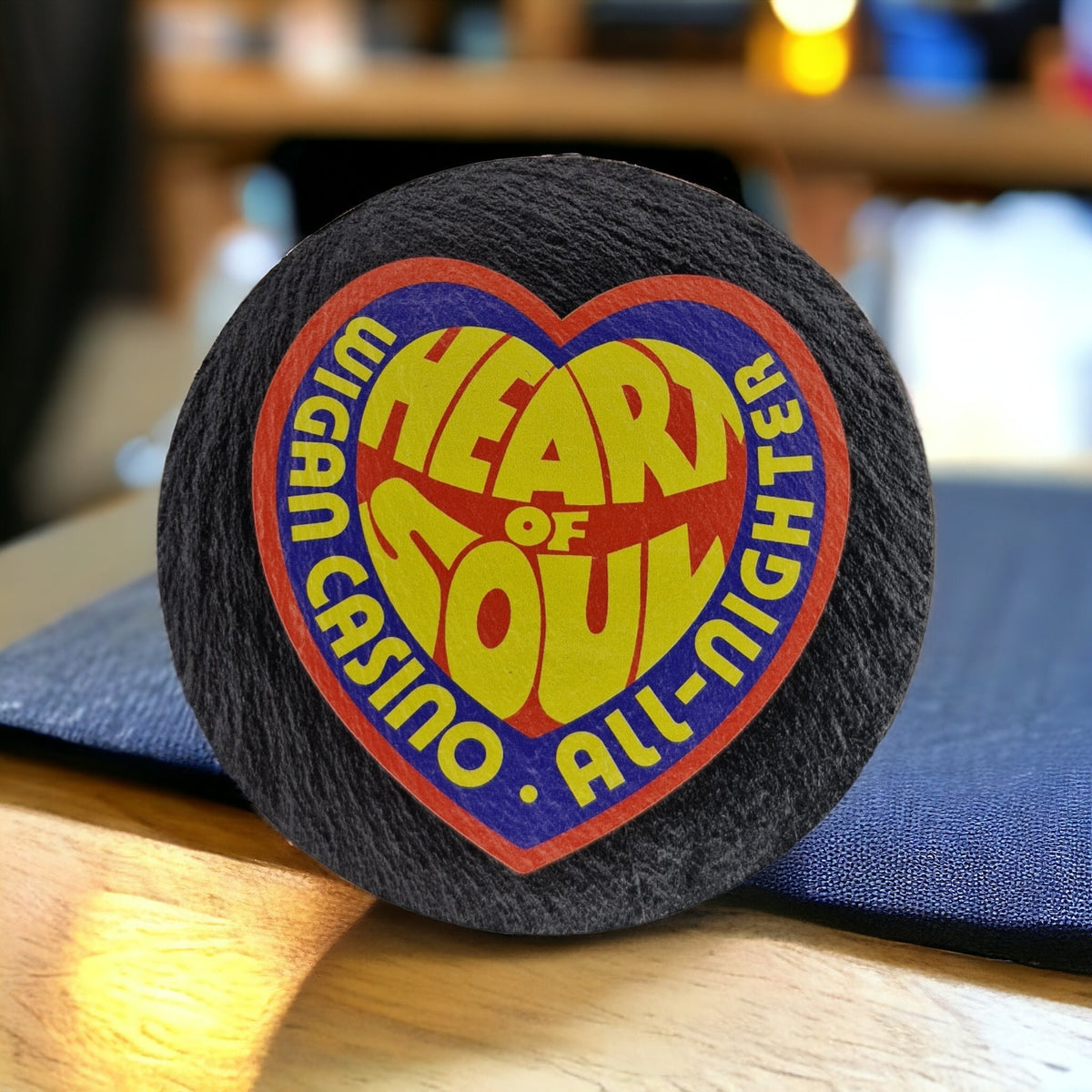 Wigan Casino Coaster - Northern Soul - music memorabilia- birthday gift - Christmas - drinks - Beer - Tea - Coffee - Wine - decoration