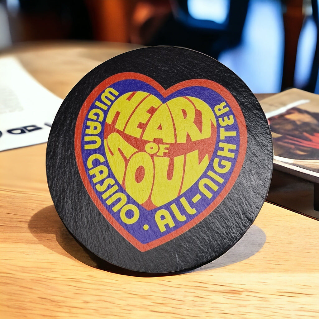 Wigan Casino Coaster - Northern Soul - music memorabilia- birthday gift - Christmas - drinks - Beer - Tea - Coffee - Wine - decoration