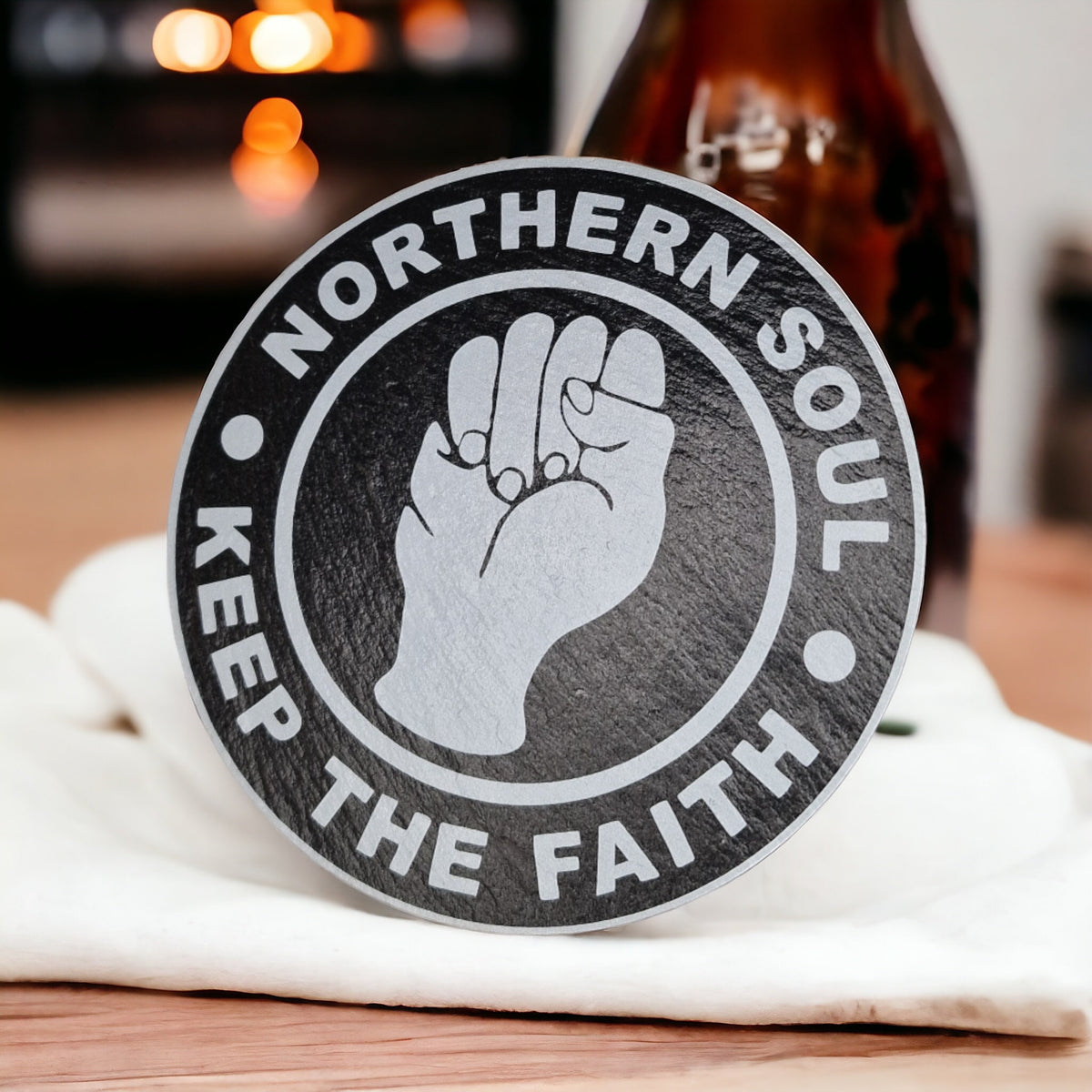 Northern Soul - Keep The Faith - Wigan Casino - music memorabilia- birthday gift - Christmas - drinks - Beer - Tea - Coffee - Wine - decor