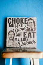 Jeffrey Dahmer Ted Bundy Coaster - Muderabilia - birthday gift - Christmas - drinks - Beer - Tea - Coffee - Wine - decoration - Bad taste
