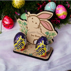 Personalised Easter Bunny egg Stand Great easter gift Funny, Kids, Child, stand, valentines day, birthday present, bunny - egg hunt - treats