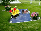 Personalised Image memorial grave marker, Temporary headstone, outdoor, remembering your loved ones - Male - Female - decoration - Funeral