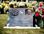 Personalised Image memorial grave marker, Temporary headstone, outdoor, remembering your loved ones - Male - Female - decoration - Funeral