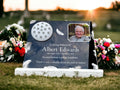 Personalised Image memorial grave marker, Temporary headstone, outdoor, remembering your loved ones - Male - Female - decoration - Funeral