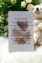 Personalised Baby Child Memorial Wallet - Purse card - Funeral - Anniversary - Memory - Sentimental - Gift - Thoughtful - Grave decor