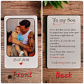 Personalised Baby Child Child Fathers day Keepsake Wallet - Purse card - Dad - Anniversary - Memory - Sentimental - Gift - Thoughtful