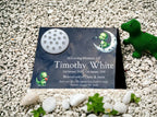 Personalised baby memorial grave marker - Dino design - Temporary headstone, outdoor - Anniversary - Child - Boy - Miscarriage - Angel