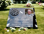 Personalised Image memorial grave marker, Temporary headstone, outdoor, remembering your loved ones - Male - Female - decoration - Funeral