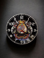 Motorbike Clock - superbike - Offroad - Bike - Crosser - Scrambler - Display - Man Cave - Bar - Decor - made with re-purposed vinyl records