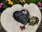 Personalised Butterfly Memorial grave marker, memorial slate - Memory - Indoor - Outdoor - Garden - Caravan - side - Candle Display - Gift
