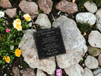 Personalised Stars Memorial grave marker, memorial slate - Memory - Indoor - Outdoor - Garden - Caravan - Grave side - Candle Display - Gift