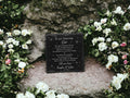 Personalised Stars Memorial grave marker, memorial slate - Memory - Indoor - Outdoor - Garden - Caravan - Grave side - Candle Display - Gift