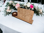 Personalised Wedding Candle Display to remember loved ones - Remembrance - Marriage gift - present - Bride - Groom - Memorial - Decoration
