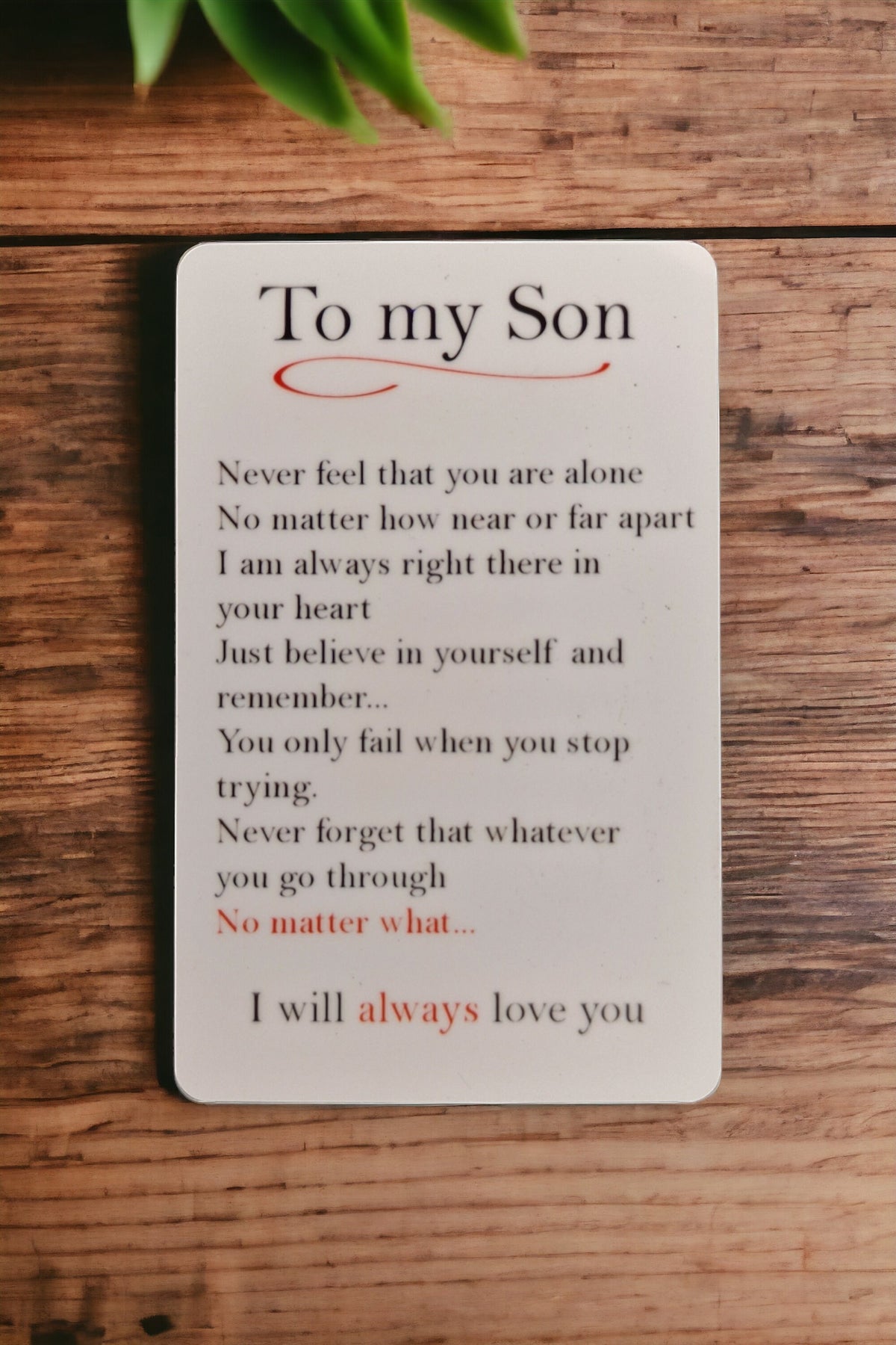 Personalised Baby Child Child Fathers day Keepsake Wallet - Purse card - Dad - Anniversary - Memory - Sentimental - Gift - Thoughtful