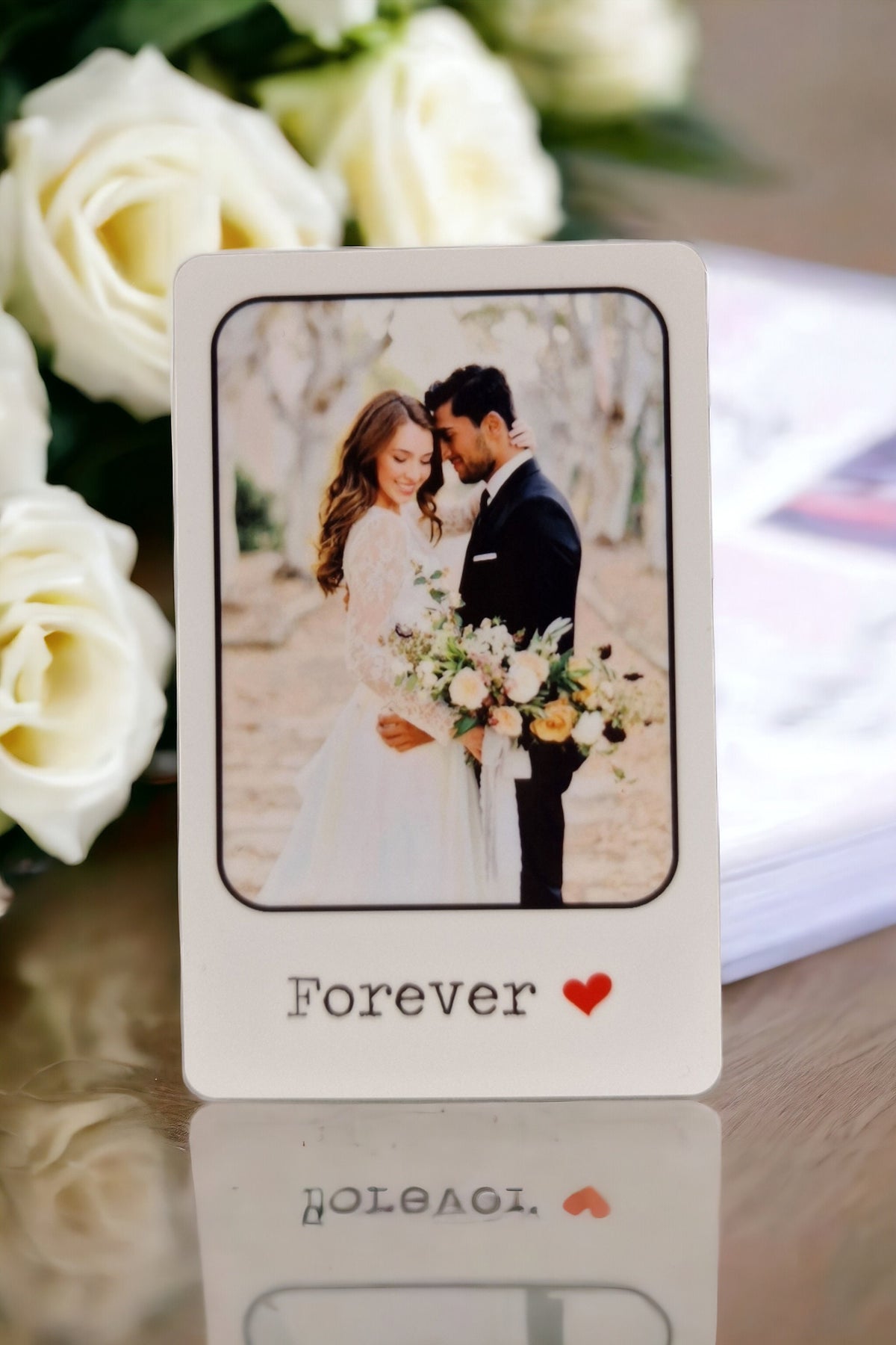 Personalised Couple Keepsake Wallet - Purse card - Dad - Anniversary - Memory - Sentimental - Gift - Thoughtful present - Surprise