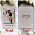 Personalised Couple Keepsake Wallet - Purse card - Dad - Anniversary - Memory - Sentimental - Gift - Thoughtful present - Surprise