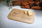 Personalised tea or coffee and biscuit board - Choice of wording - Gift - Present - For him - For her - Tray - Unique - Bespoke - Beer -wine