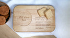 Personalised tea or coffee and biscuit board - Choice of wording - Gift - Present - For him - For her - Tray - Unique - Bespoke - Beer -wine