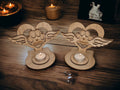 Personalised pet memorial candle holder - Stunning remembrance item - Display - Memories - Dog - Cat - Anniversary of death - Funeral - Urn