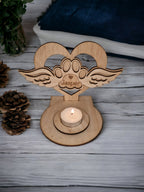 Personalised pet memorial candle holder - Stunning remembrance item - Display - Memories - Dog - Cat - Anniversary of death - Funeral - Urn