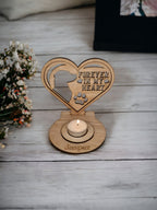 Personalised pet memorial candle holder - Stunning remembrance item - Display - Memories - Dog - Cat - Anniversary of death - Funeral - Urn