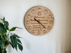 Serenity Prayer Recovery Token Display Clock - Chips - Personalized Serenity Prayer Recovery Chip Holder - AA display - Holder - Coin