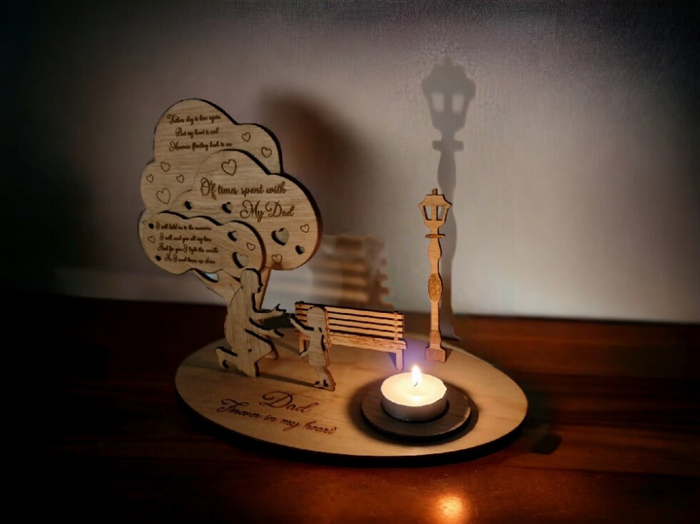 Personalised MOTHER memorial candle Display with poem - Stunning remembrance item - memories - Anniversary - Present - Ornament - Mum - Mom