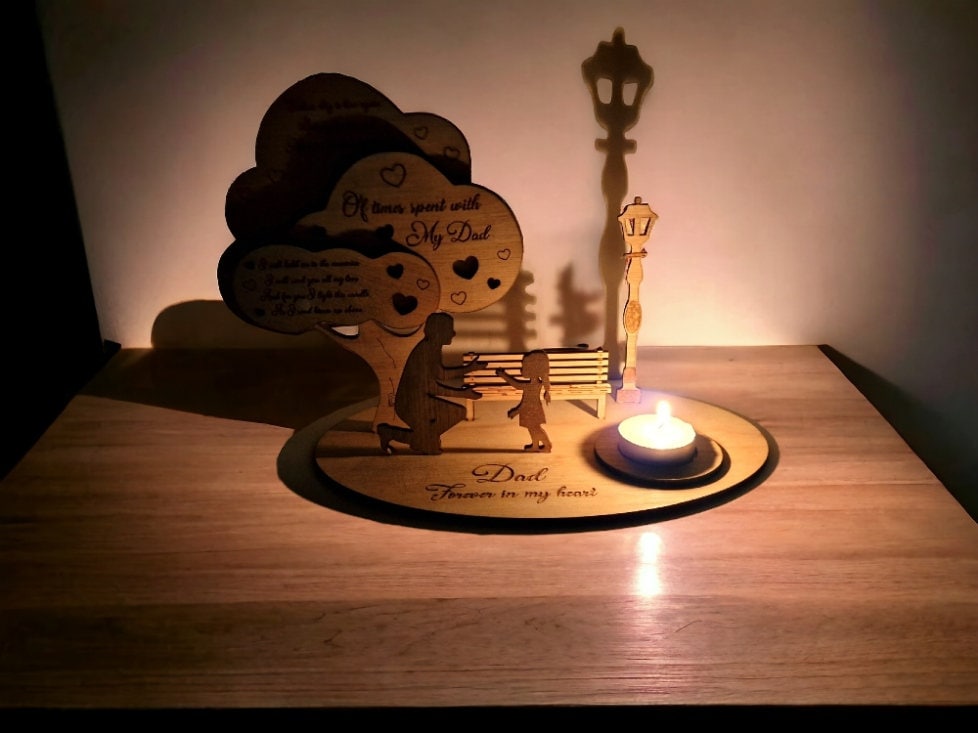 Personalised MOTHER memorial candle Display with poem - Stunning remembrance item - memories - Anniversary - Present - Ornament - Mum - Mom